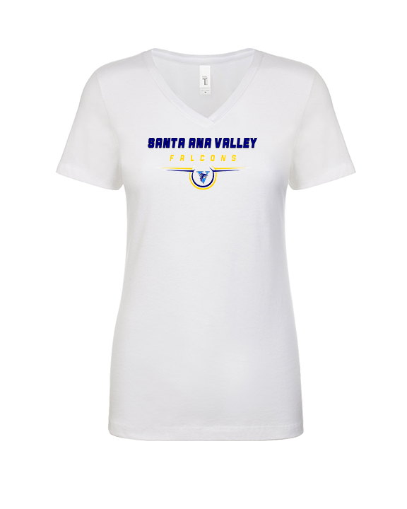 Santa Ana Valley HS Football Design - Womens V-Neck