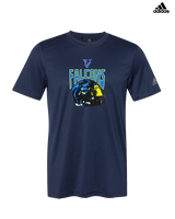 Santa Ana Valley HS Football Helmet - Mens Adidas Performance Shirt