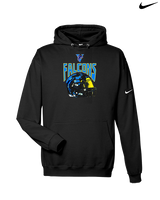 Santa Ana Valley HS Football Helmet - Nike Club Fleece Hoodie