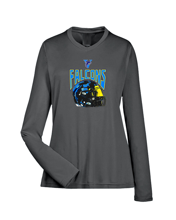 Santa Ana Valley HS Football Helmet - Womens Performance Longsleeve