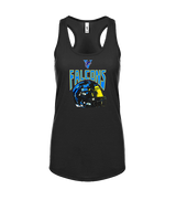 Santa Ana Valley HS Football Helmet - Womens Tank Top
