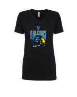 Santa Ana Valley HS Football Helmet - Womens Vneck