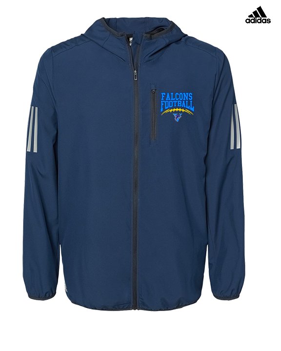 Santa Ana Valley HS Football School Football - Mens Adidas Full Zip Jacket