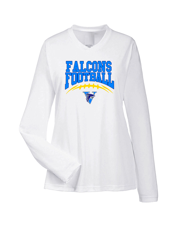 Santa Ana Valley HS Football School Football - Womens Performance Longsleeve