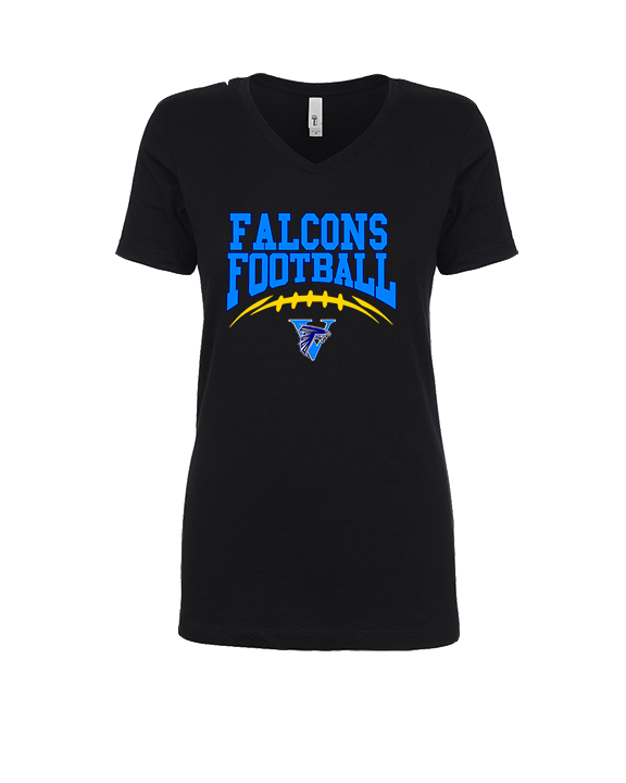 Santa Ana Valley HS Football School Football - Womens Vneck