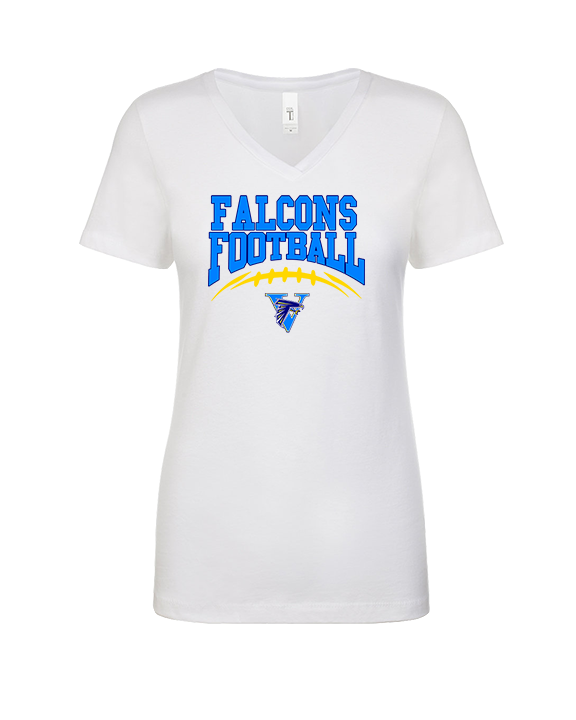 Santa Ana Valley HS Football School Football - Womens Vneck