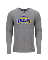 Santa Ana Valley HS Football Toss - Tri-Blend Long Sleeve