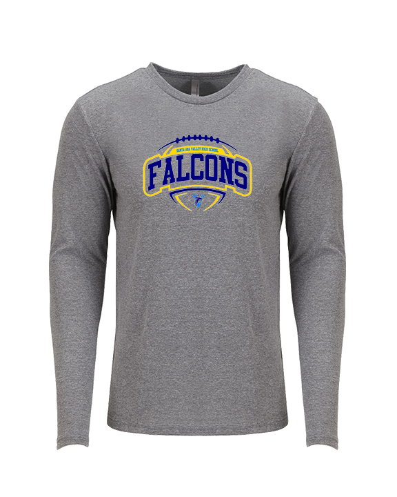 Santa Ana Valley HS Football Toss - Tri-Blend Long Sleeve