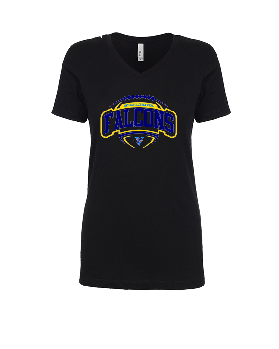 Santa Ana Valley HS Football Toss - Womens Vneck
