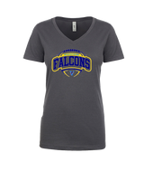 Santa Ana Valley HS Football Toss - Womens Vneck