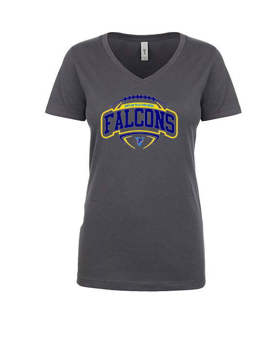 Santa Ana Valley HS Football Toss - Womens Vneck