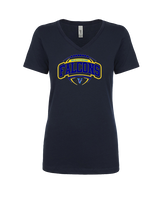 Santa Ana Valley HS Football Toss - Womens Vneck