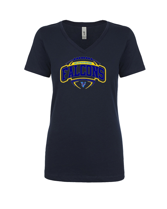 Santa Ana Valley HS Football Toss - Womens Vneck