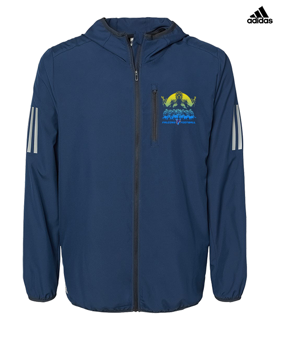 Santa Ana Valley HS Football Unleashed - Mens Adidas Full Zip Jacket