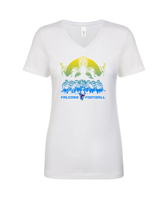 Santa Ana Valley HS Football Unleashed - Womens Vneck