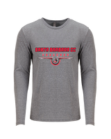 Santa Barbara CC Football Design - Tri-Blend Long Sleeve