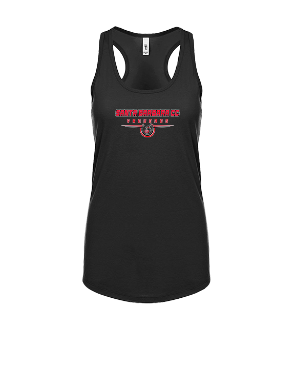 Santa Barbara CC Football Design - Womens Tank Top