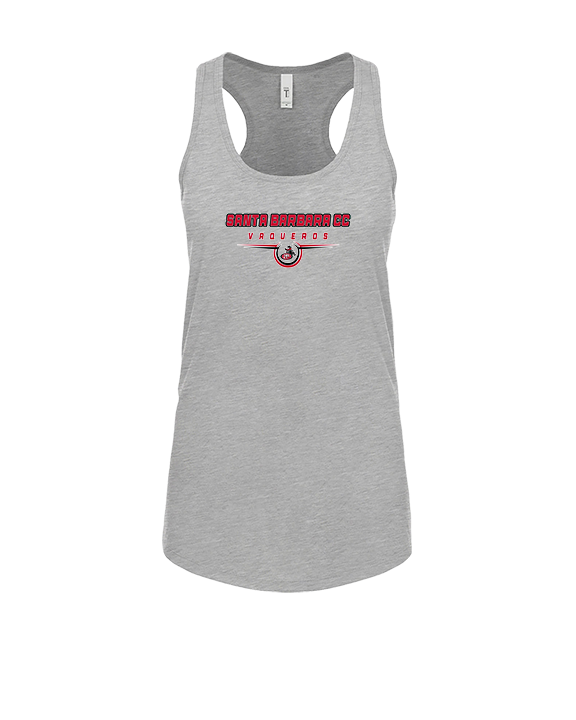 Santa Barbara CC Football Design - Womens Tank Top
