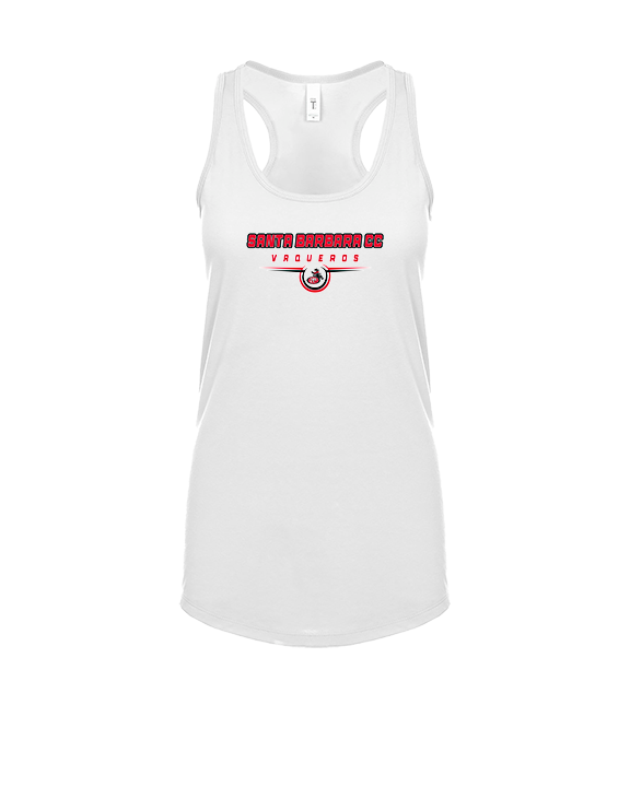 Santa Barbara CC Football Design - Womens Tank Top