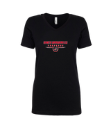 Santa Barbara CC Football Design - Womens V-Neck