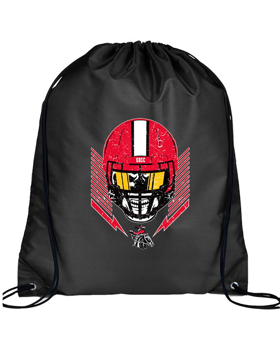 Santa Barbara CC Football Skull Crusher - Drawstring Bag