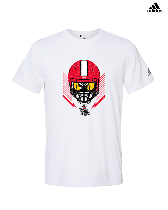 Santa Barbara CC Football Skull Crusher - Mens Adidas Performance Shirt