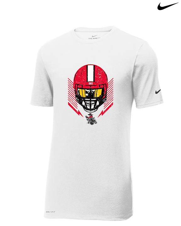 Santa Barbara CC Football Skull Crusher - Mens Nike Cotton Poly Tee