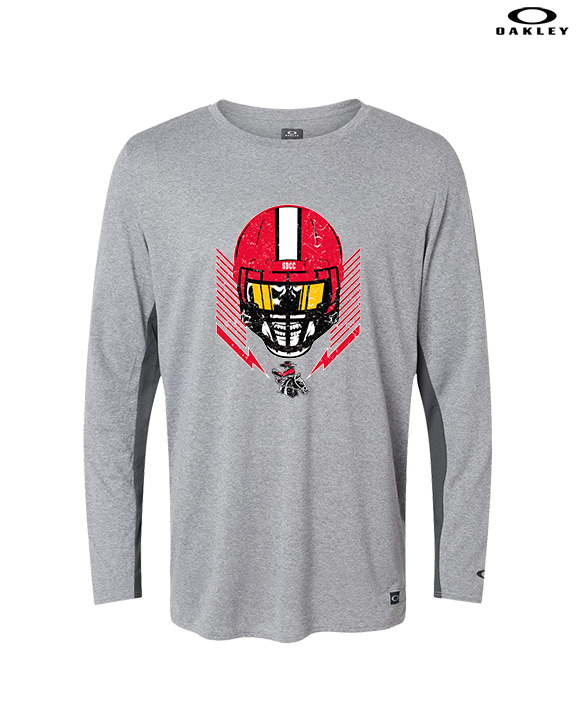 Santa Barbara CC Football Skull Crusher - Mens Oakley Longsleeve