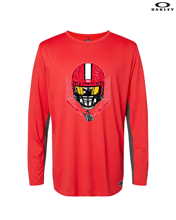 Santa Barbara CC Football Skull Crusher - Mens Oakley Longsleeve