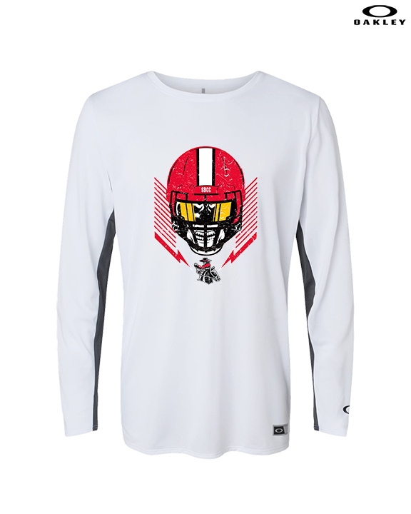 Santa Barbara CC Football Skull Crusher - Mens Oakley Longsleeve