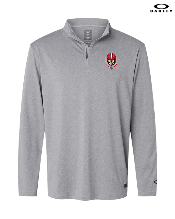 Santa Barbara CC Football Skull Crusher - Mens Oakley Quarter Zip