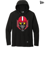 Santa Barbara CC Football Skull Crusher - New Era Tri-Blend Hoodie