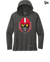 Santa Barbara CC Football Skull Crusher - New Era Tri-Blend Hoodie