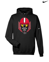 Santa Barbara CC Football Skull Crusher - Nike Club Fleece Hoodie