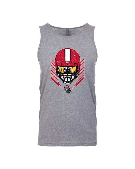 Santa Barbara CC Football Skull Crusher - Tank Top