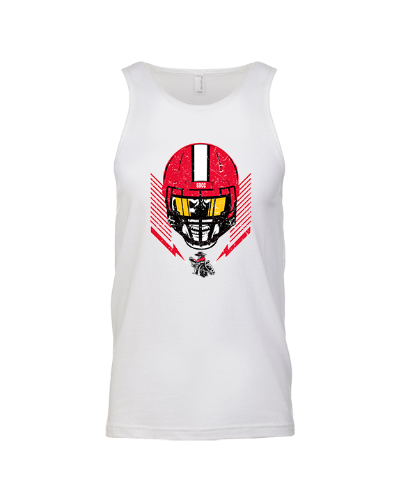 Santa Barbara CC Football Skull Crusher - Tank Top