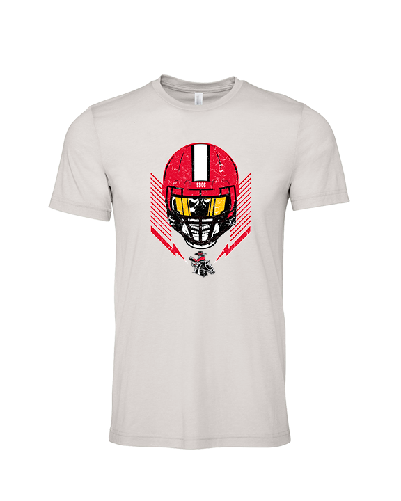 Santa Barbara CC Football Skull Crusher - Tri-Blend Shirt