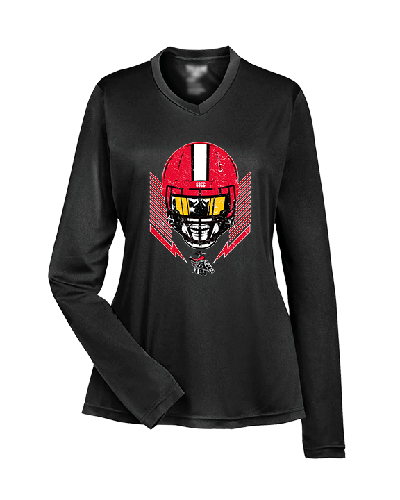 Santa Barbara CC Football Skull Crusher - Womens Performance Longsleeve