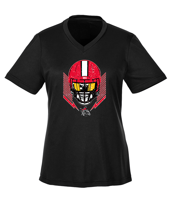 Santa Barbara CC Football Skull Crusher - Womens Performance Shirt