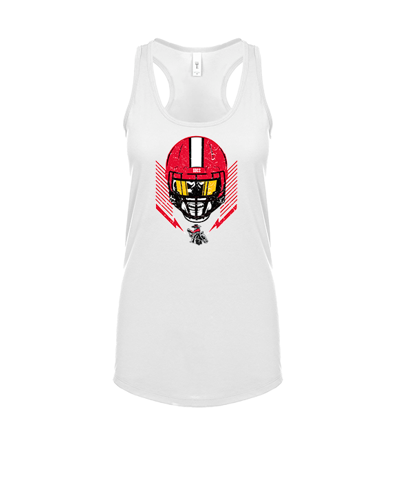 Santa Barbara CC Football Skull Crusher - Womens Tank Top