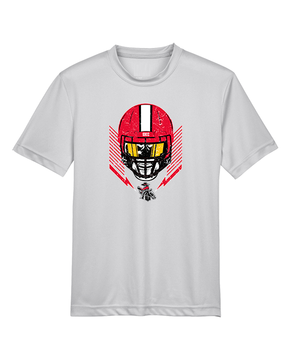 Santa Barbara CC Football Skull Crusher - Youth Performance Shirt