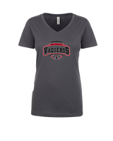 Santa Barbara CC Football Toss - Womens Vneck
