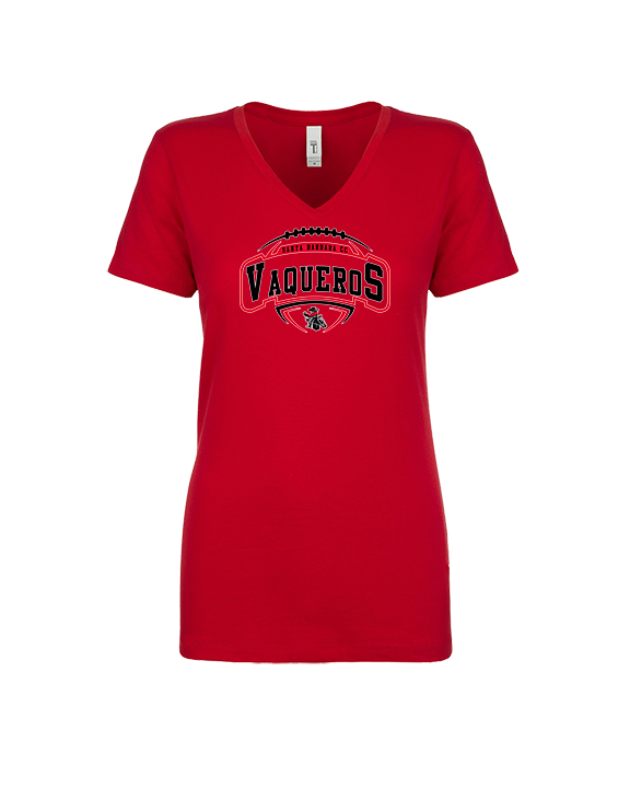 Santa Barbara CC Football Toss - Womens Vneck
