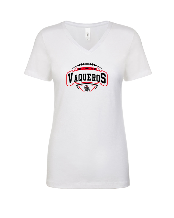 Santa Barbara CC Football Toss - Womens Vneck