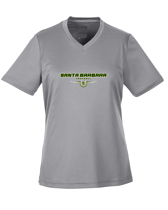 Santa Barbara HS Football Design - Womens Performance Shirt