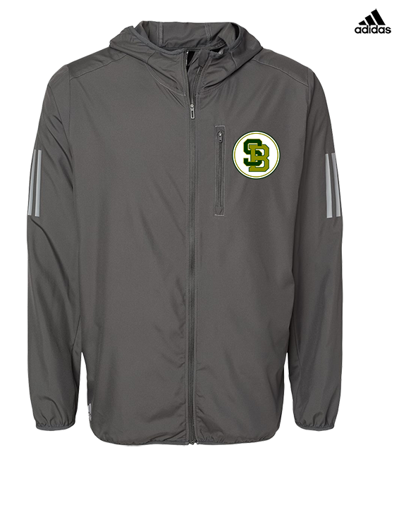 Santa Barbara HS Football Logo - Mens Adidas Full Zip Jacket