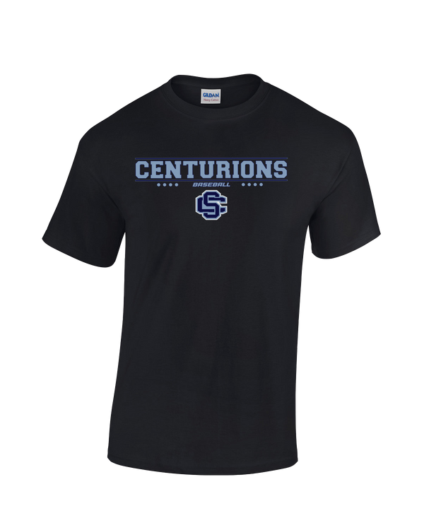 Saugus HS Baseball Border - Cotton T-Shirt
