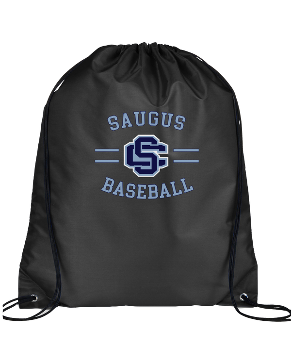 Saugus HS Baseball Curve - Drawstring Bag