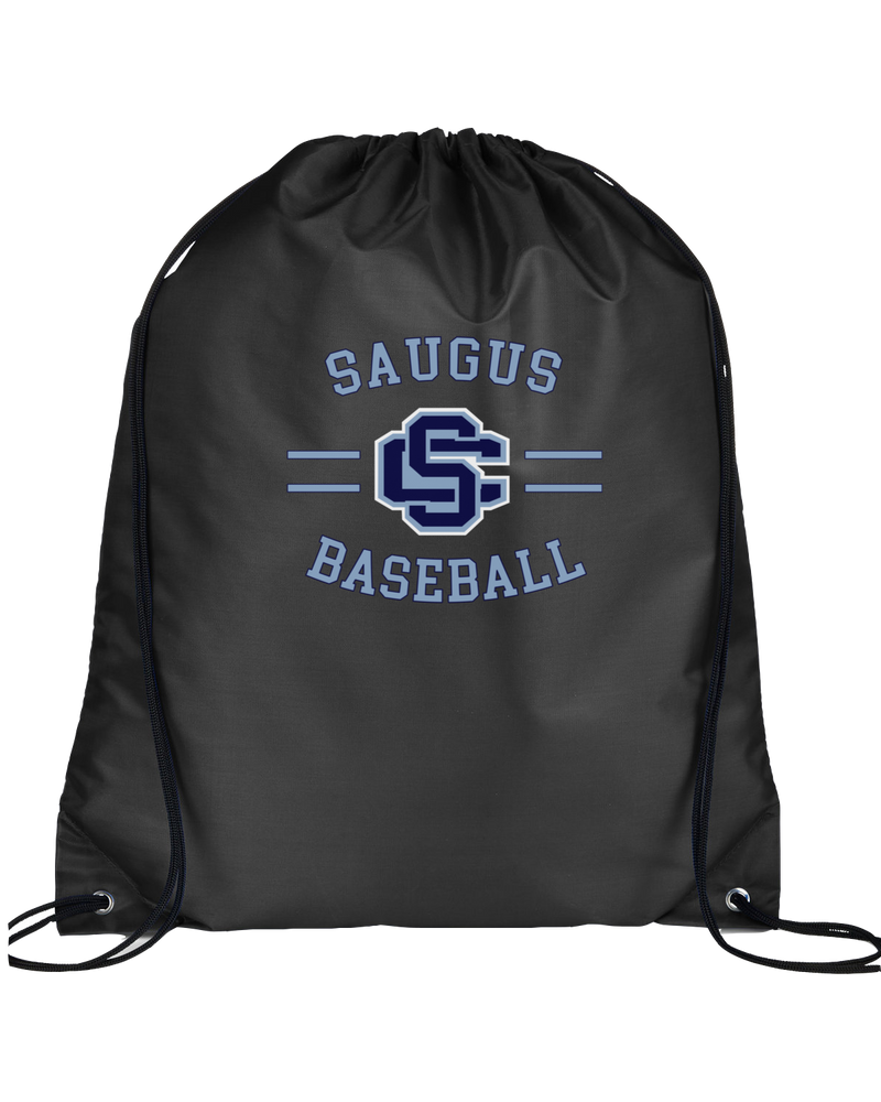 Saugus HS Baseball Curve - Drawstring Bag