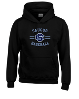 Saugus HS Baseball Curve - Cotton Hoodie